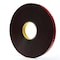 3M VHB Heavy Duty Mounting Tape 5952 Black, 3/4 inx15 yd 45.0 mil 7000049237 - alternate 1